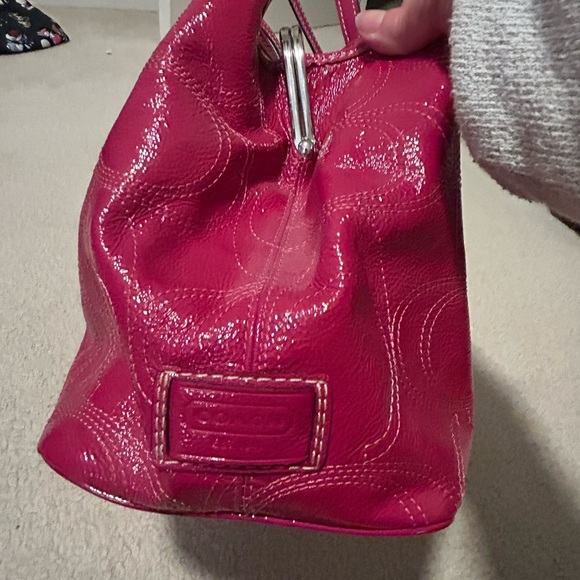 Coach Hot Pink Shoulder Bag - Picture 3 of 8